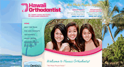 Desktop Screenshot of hawaiiorthodontist.com